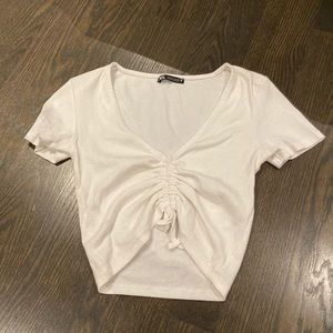 Bundle of 2 shirts- Zara and Topshop crop tops shirts